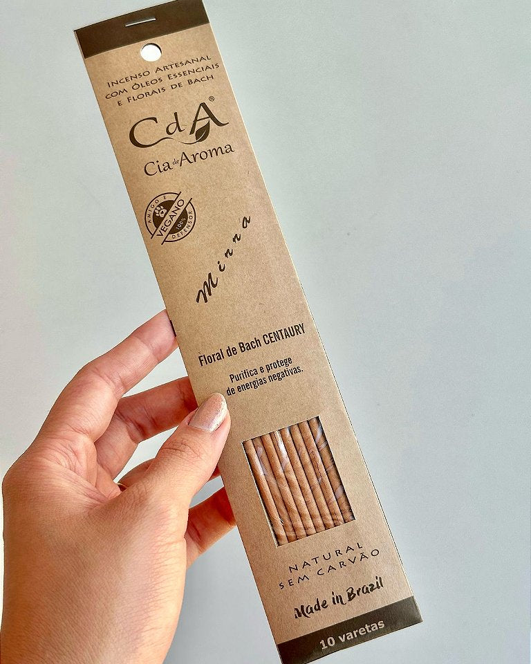 Incenso Natural Cia de Aroma - Mirra - Purificação e Proteção
