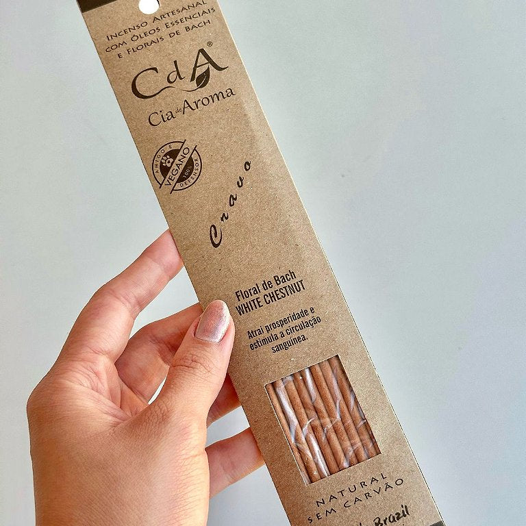 Incenso Natural Cia de Aroma - Cravo - Prosperidade