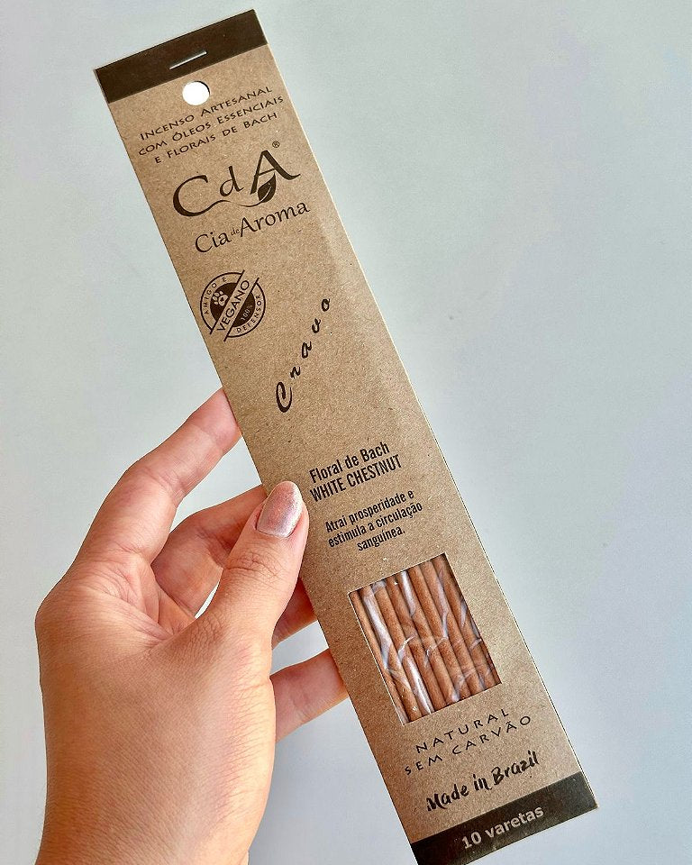 Incenso Natural Cia de Aroma - Cravo - Prosperidade