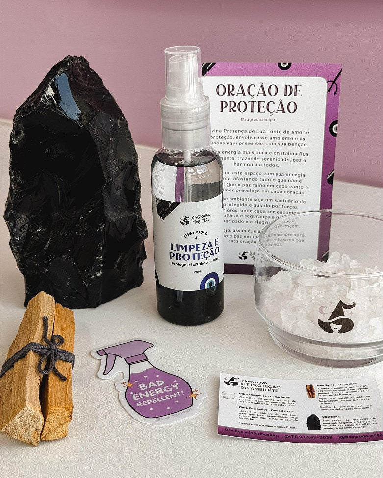 Kit Proteção do Ambiente - Purificação e Harmonia para Seu Espaço