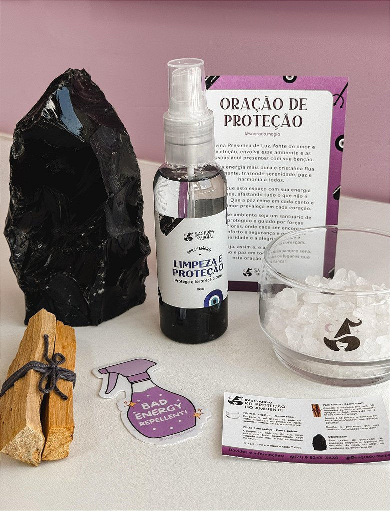 Kit Proteção do Ambiente - Purificação e Harmonia para Seu Espaço