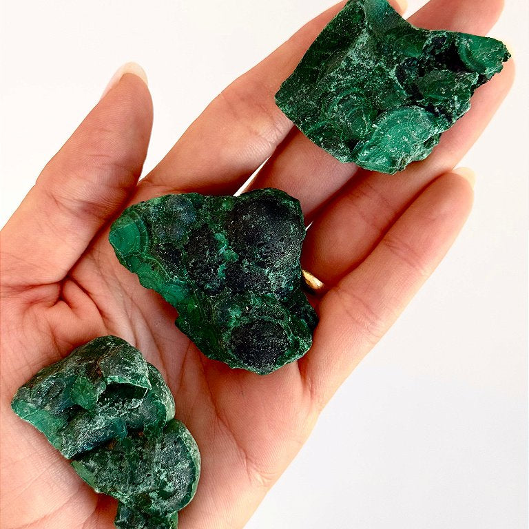 Malaquita Bruta - Pedra da Vitalidade e Beleza