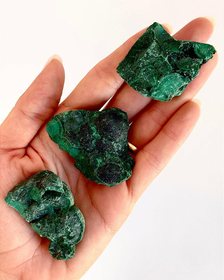 Malaquita Bruta - Pedra da Vitalidade e Beleza