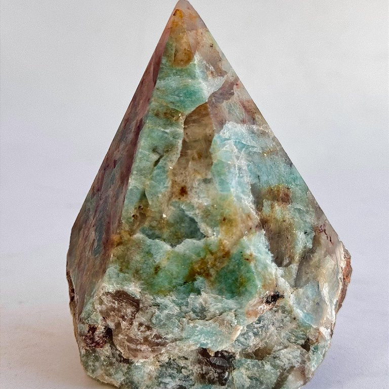Ponta Geradora de Amazonita - Antiestresse, Adaptação a Mudanças, Melhora os Estudos