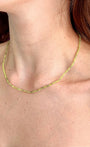 Colar Peridoto 2mm Multifacetada - Transformação; Mudanças Drásticas; Destino; Libera Tensões