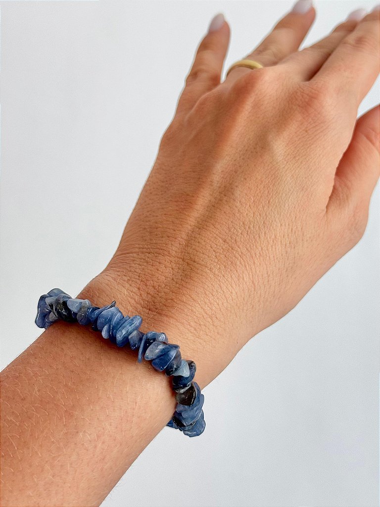 Pulseira de Cianita Azul - Proteção dos Anjos