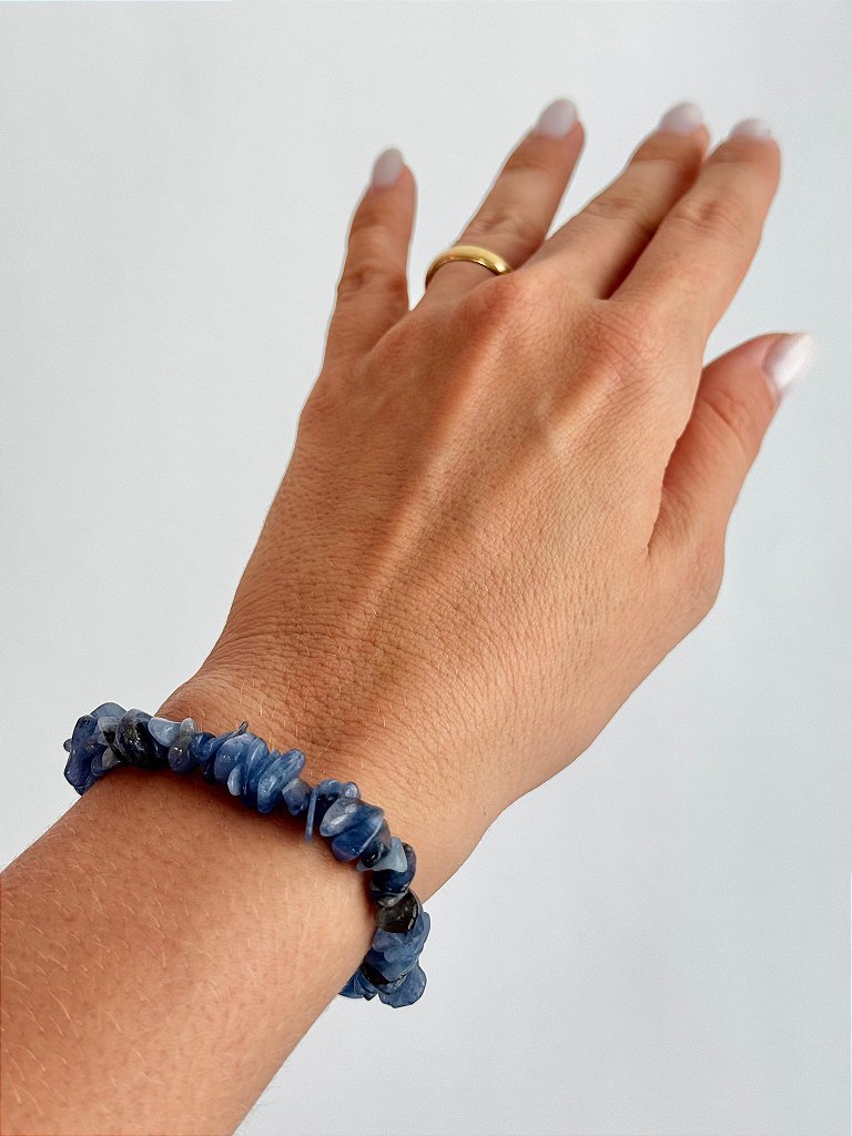 Pulseira de Cianita Azul - Proteção dos Anjos