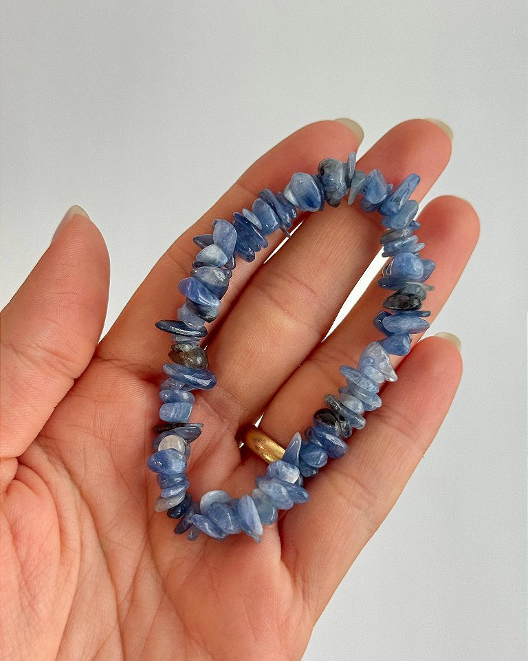 Pulseira de Cianita Azul - Proteção dos Anjos