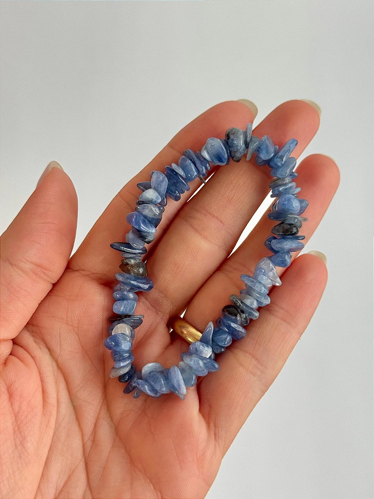 Pulseira de Cianita Azul - Proteção dos Anjos