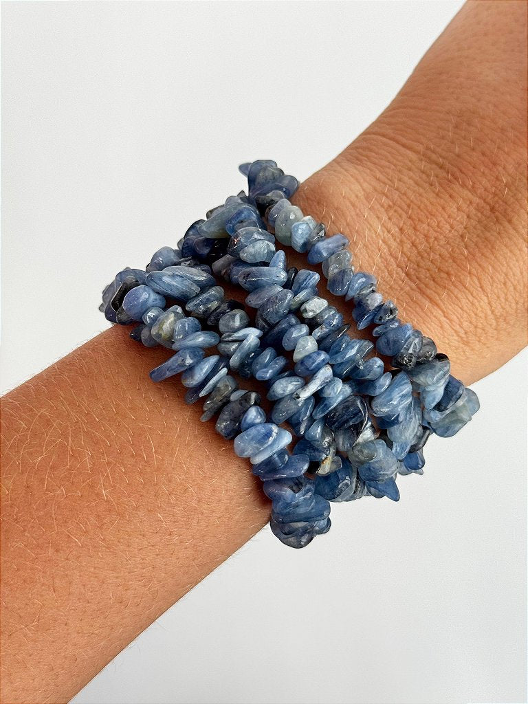 Pulseira de Cianita Azul - Proteção dos Anjos
