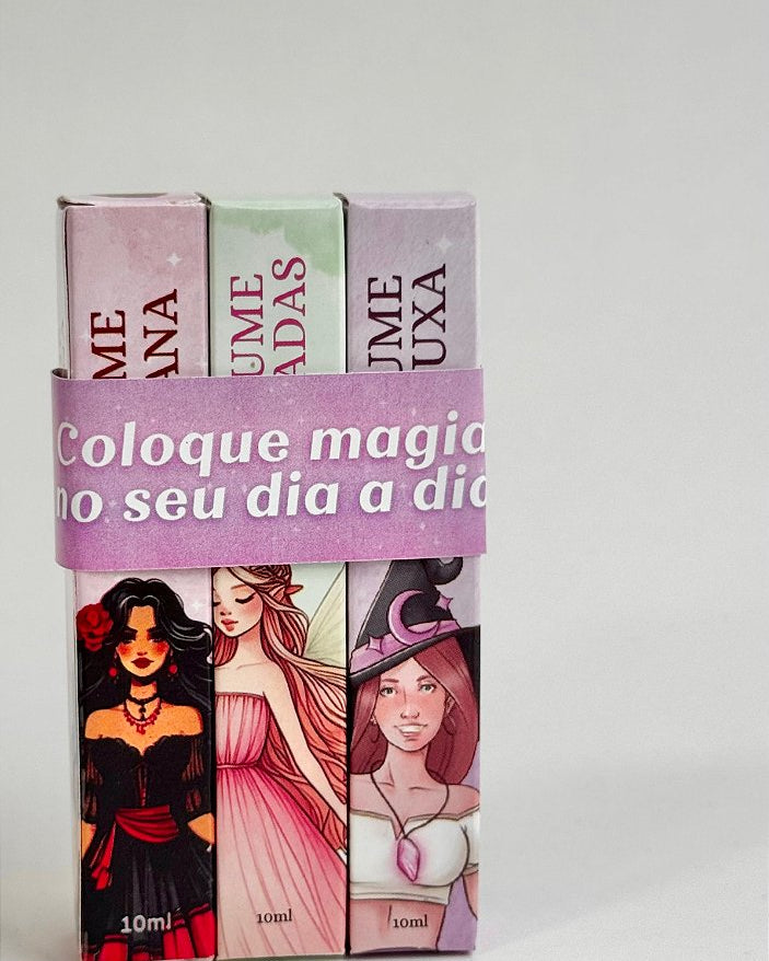 Kit de Perfumes - Cigana, Fada e Bruxa