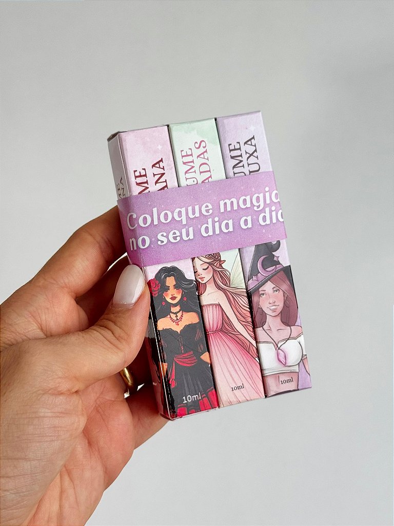 Kit de Perfumes - Cigana, Fada e Bruxa