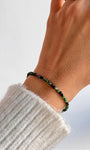 Pulseira Multifacetada 3mm de Zoisita com Rubi - Paixão pela Vida; Sucesso; Decisões