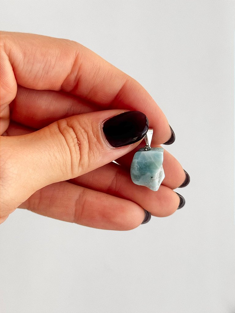 Pingente de Larimar Mini - Medos, Culpas, Deixar Fluir, Pessoas Controladoras