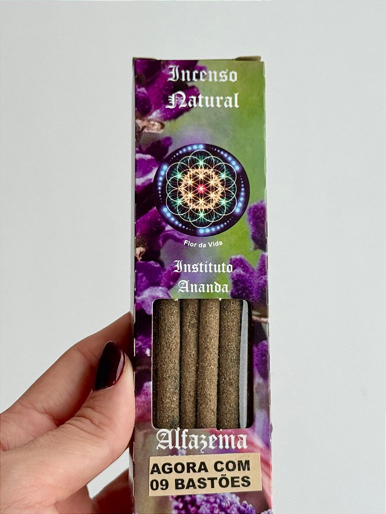 Incenso de Purificação Ananda - Alfazema