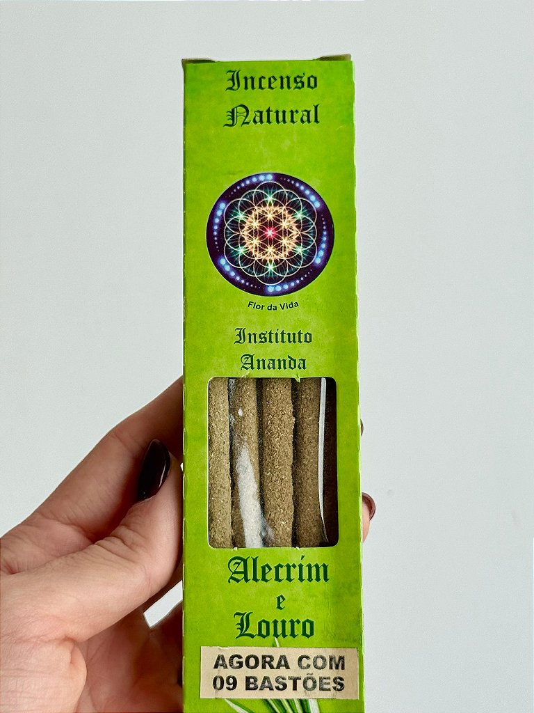 Incenso Ananda - Alecrim e Louro - Limpeza Masala