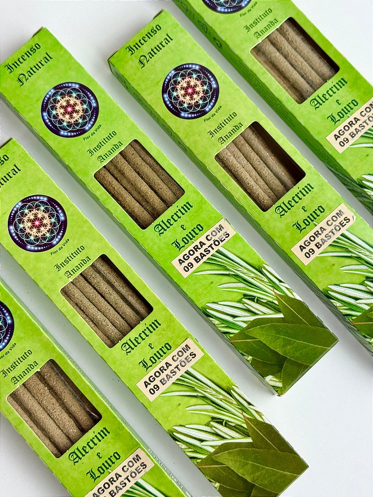 Incenso Ananda - Alecrim e Louro - Limpeza Masala