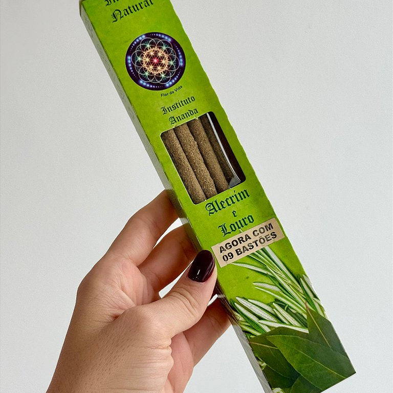 Incenso Ananda - Alecrim e Louro - Limpeza Masala