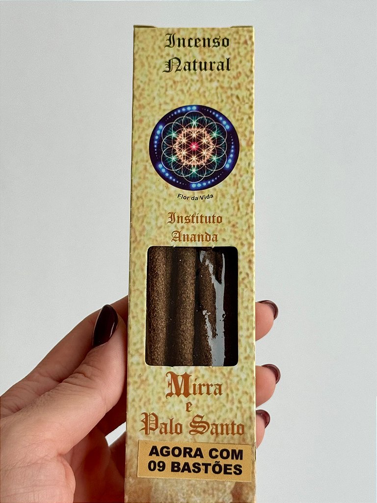 Incenso Ananda - Mirra e Palo Santo