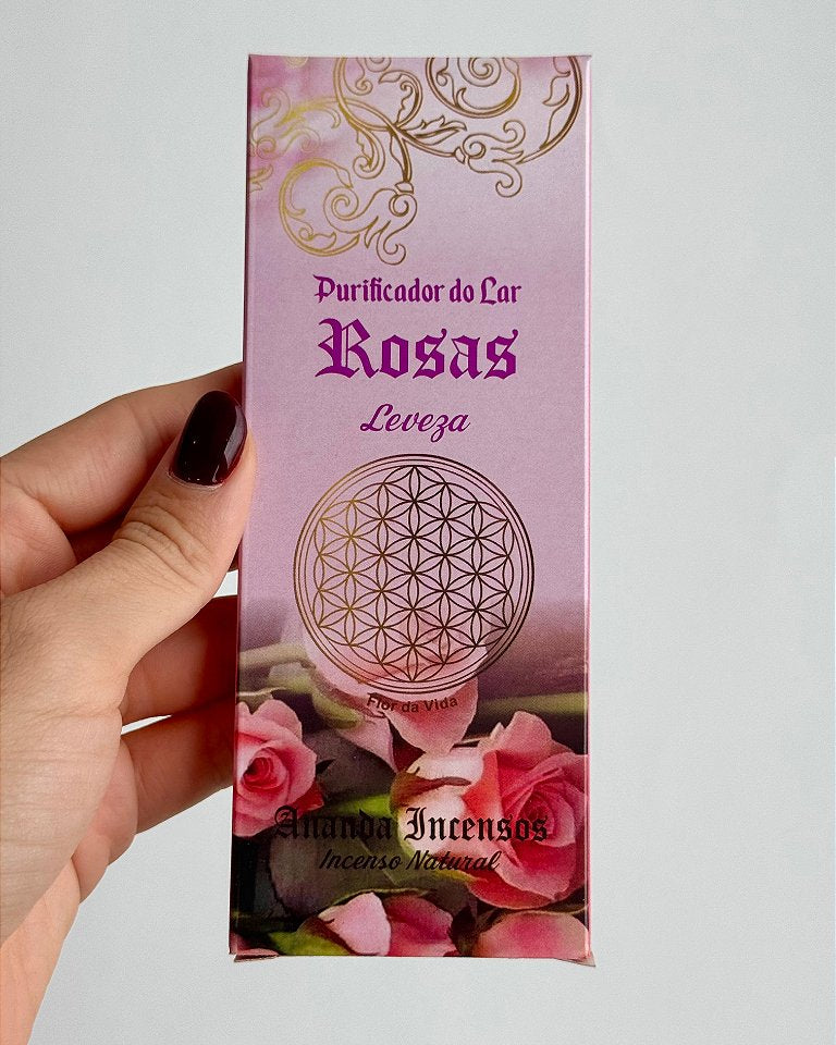 Incenso Ananda - Rosas - Leveza