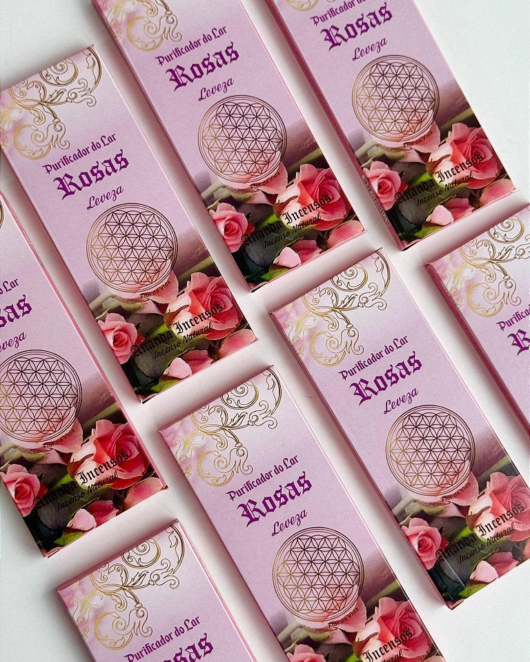 Incenso Ananda - Rosas - Leveza