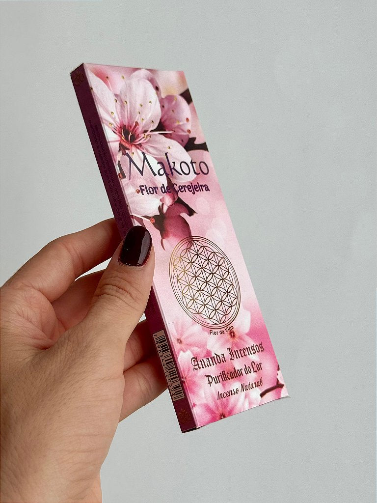 Incenso Ananda - Flor de Cerejeira - Tranquilidade, Bem-estar e Felicidade