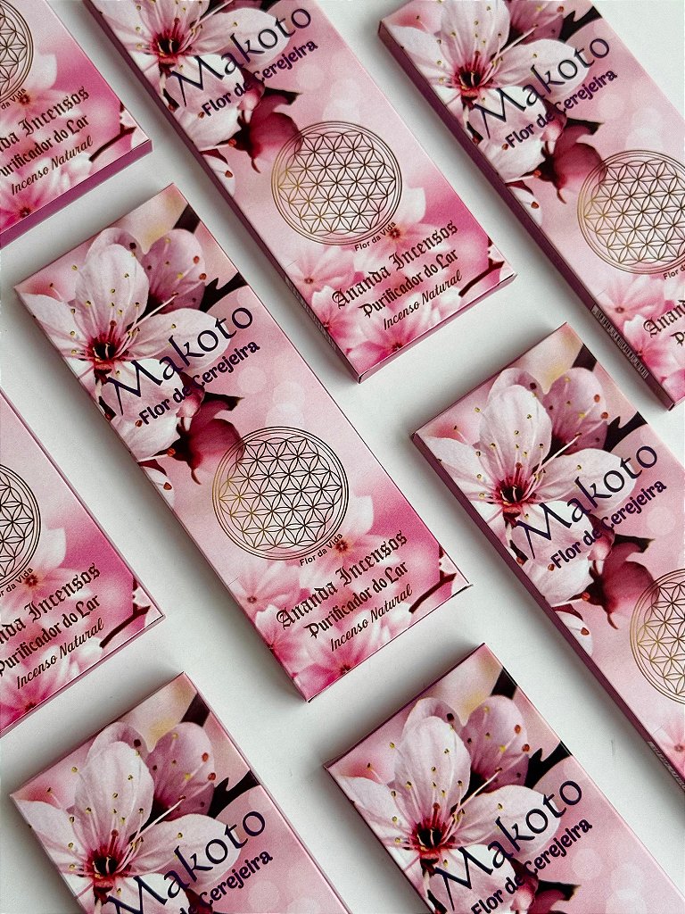 Incenso Ananda - Flor de Cerejeira - Tranquilidade, Bem-estar e Felicidade