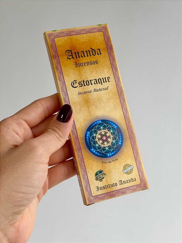 Incenso Ananda - Estoraque - Relaxamento e Alívio de Estresse