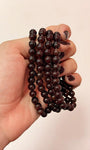 Pulseira de Granada Redonda 6mm - Poder Sexual, Ousadia, Autoestima, Paixão e Desejo