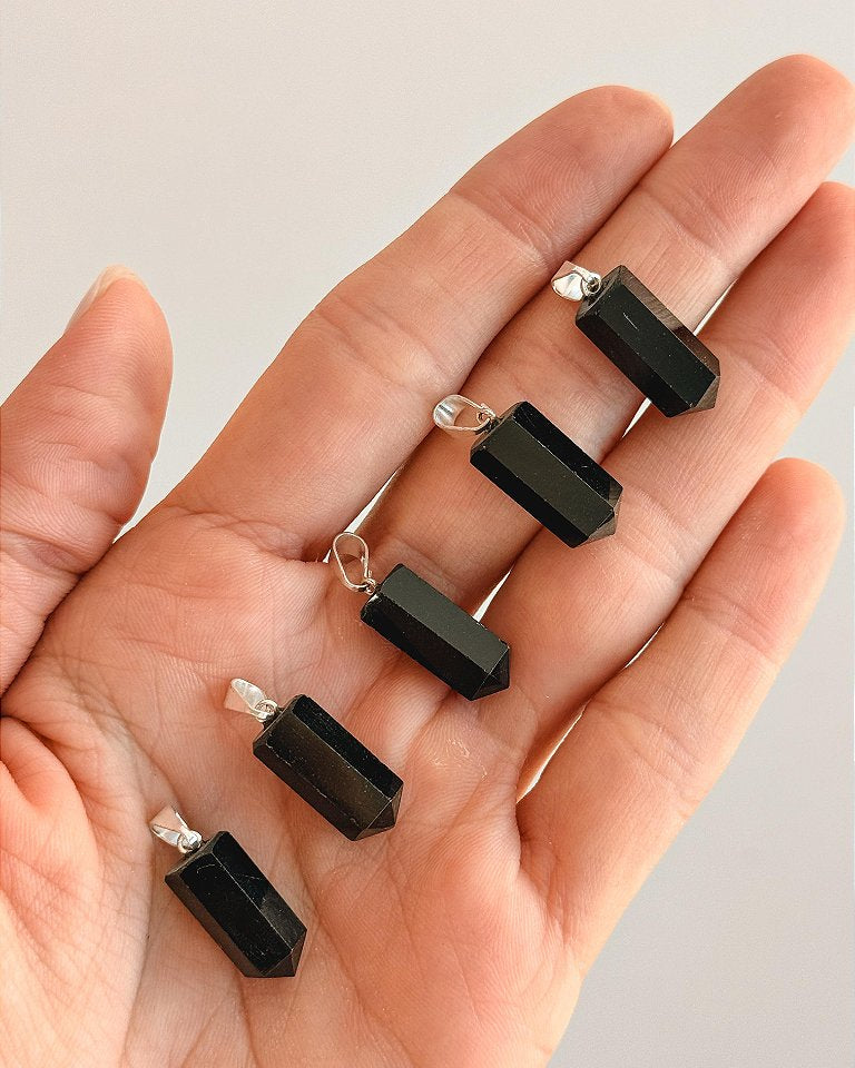 Pingente Pontinha de Obsidiana - Proteção e Consciência