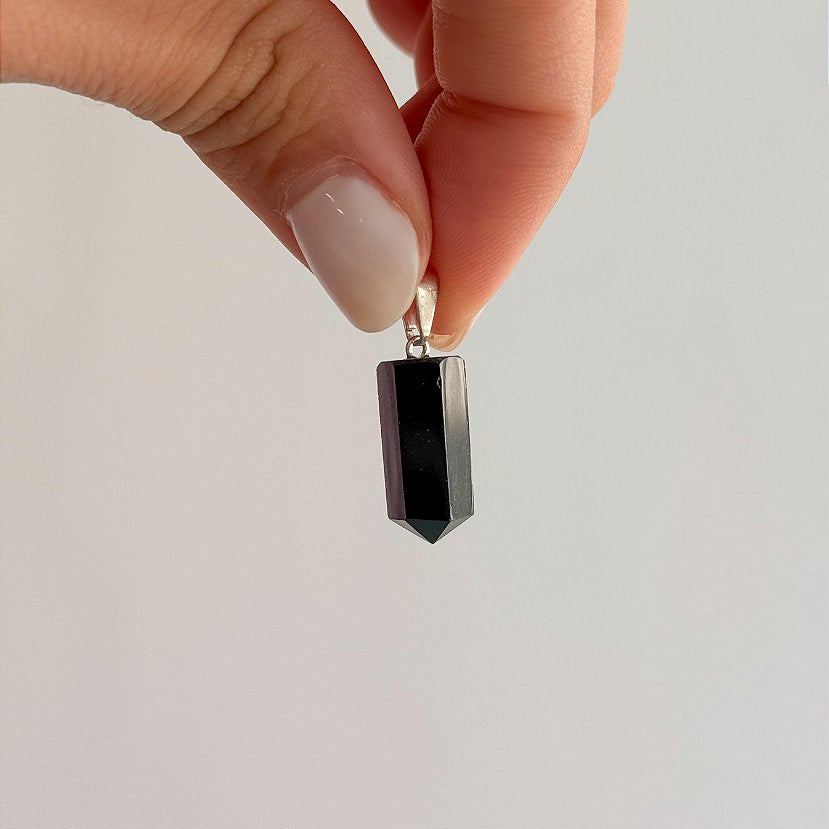 Pingente Pontinha de Obsidiana - Proteção e Consciência